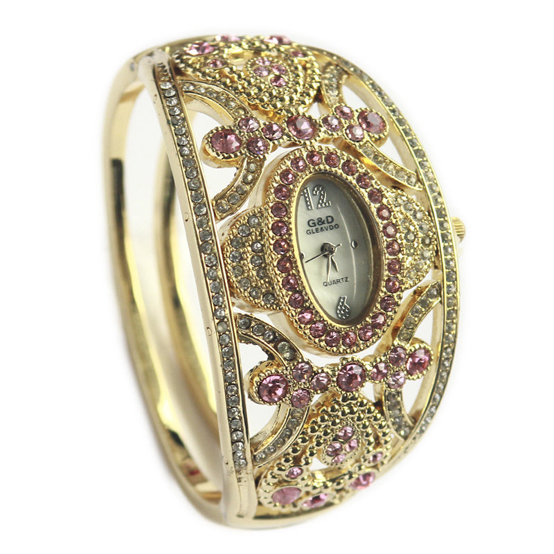 Ladies Non-Mechanical Diamond Bracelet Quartz Watch