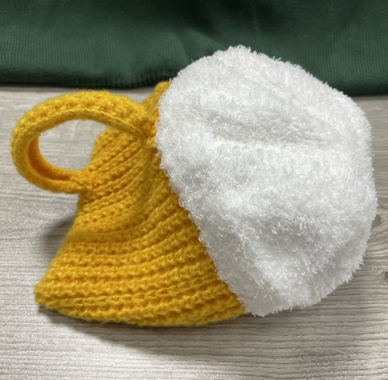 3D Beer Steins Hat Winter Thermal Knitting Woolen Cap Unisex