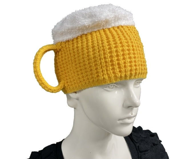 3D Beer Steins Hat Winter Thermal Knitting Woolen Cap Unisex