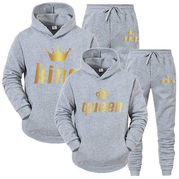 Velvet Sport Suit Couple Sweater