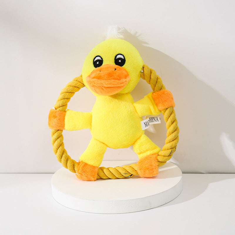 Pet Toy Pig Duck Bear Dog Throwing Toy