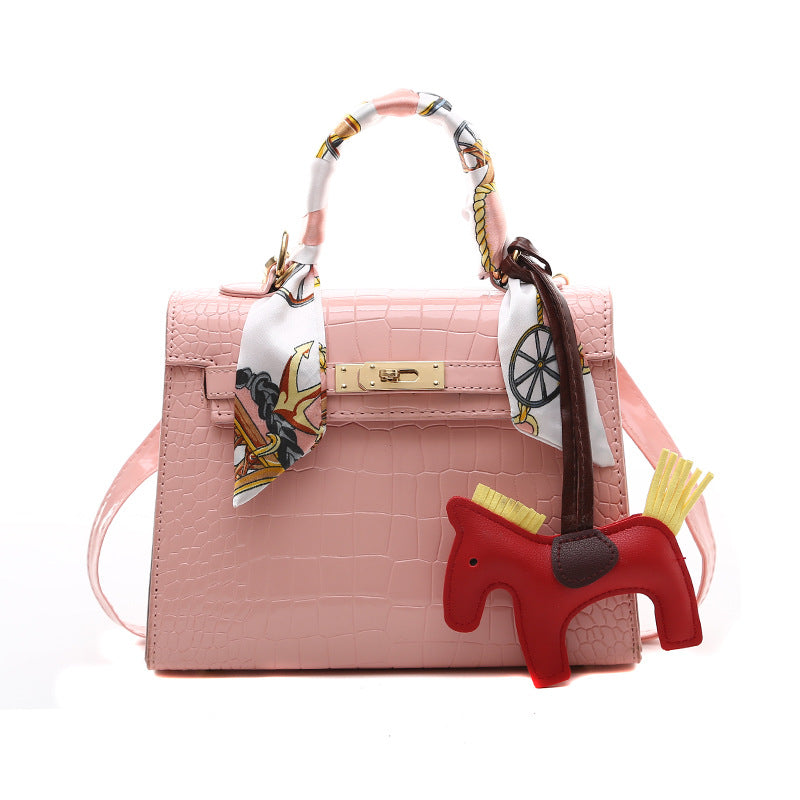 Stone Pattern PU Female Bag Shoulder Bag