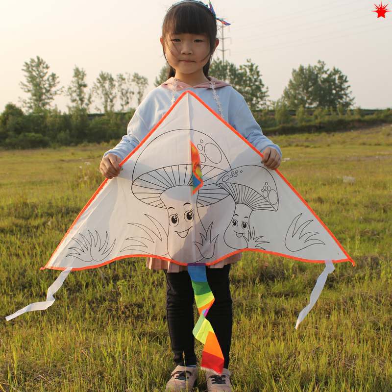 Children Kite Diy Graffiti