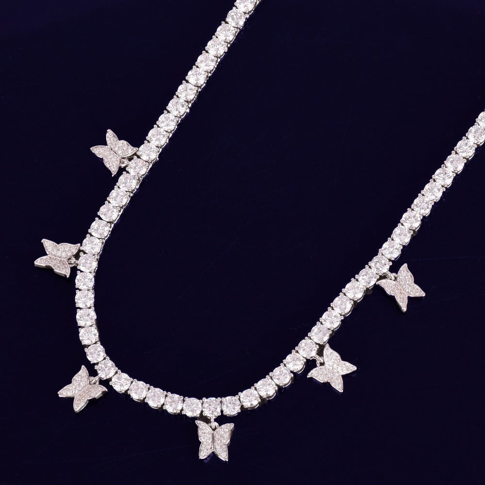 Geometric Rhinestone Necklace