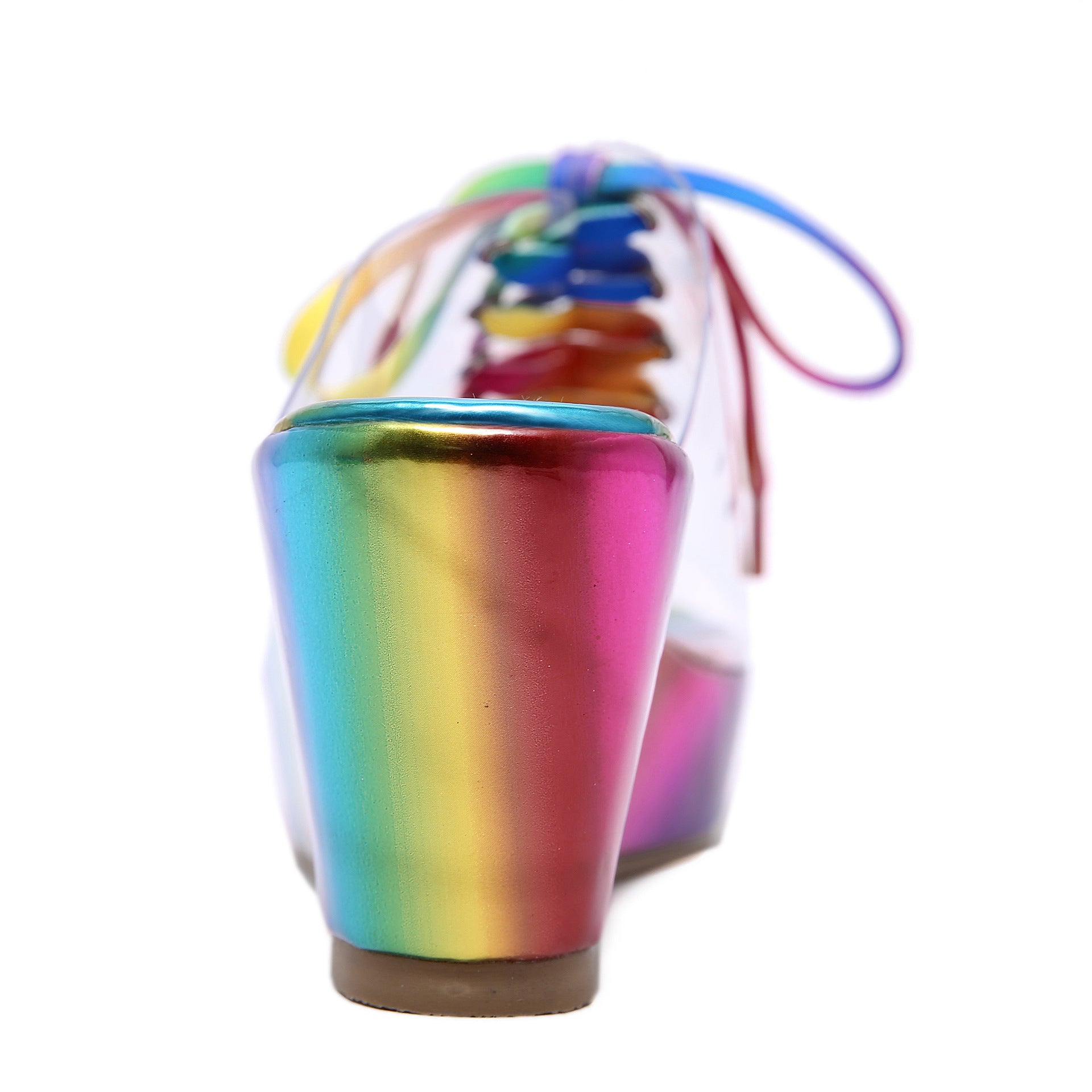 Colorful Lace High Heel Sandals and Slippers