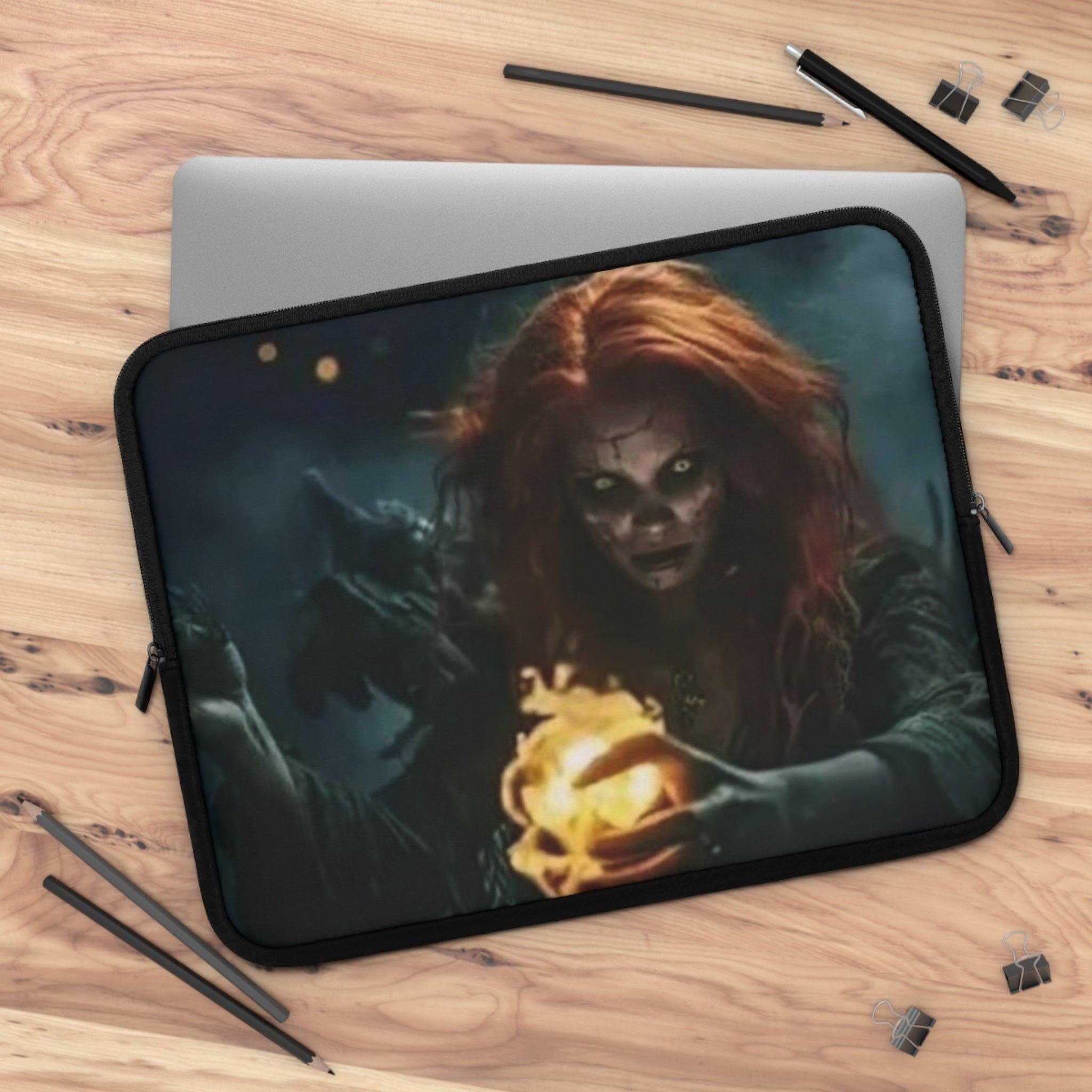 Witch Fire Ball Laptop Sleeve Case