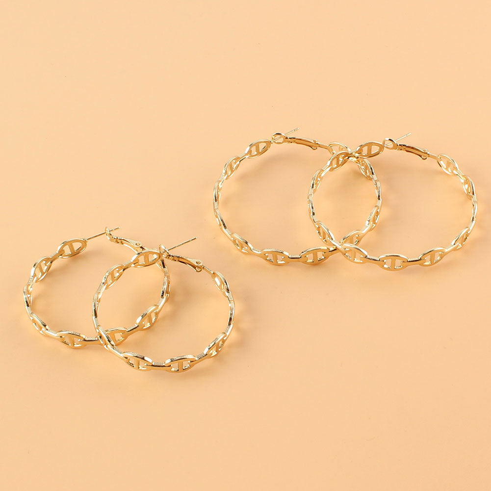 Hoop Earrings European And American Style Earrings Earrings