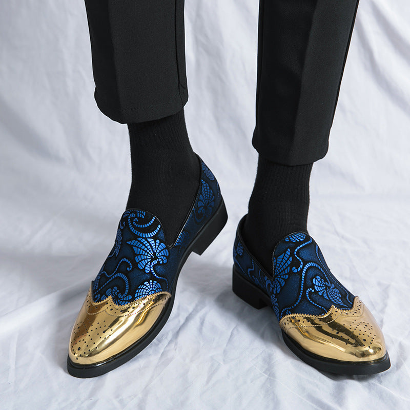 Plus Size Assorted Colors Slip On Feet Business Formal Wear Leather Shoes Men