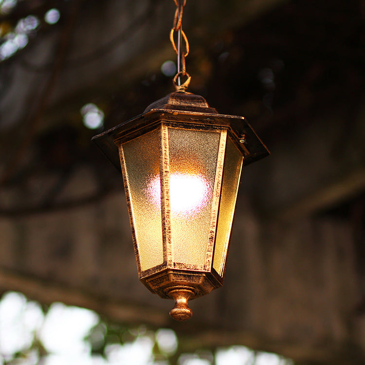 Retro Industrial Style Outdoor Chandelier