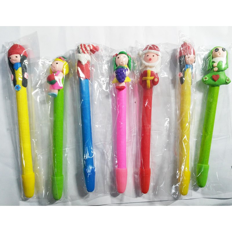 Soft Pottery Stationery Cute Cartoon Ballpoint Pen