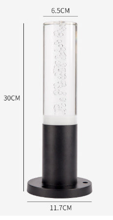 Outdoor Crystal Lawn Lamp Simple Crystal Bubble Light