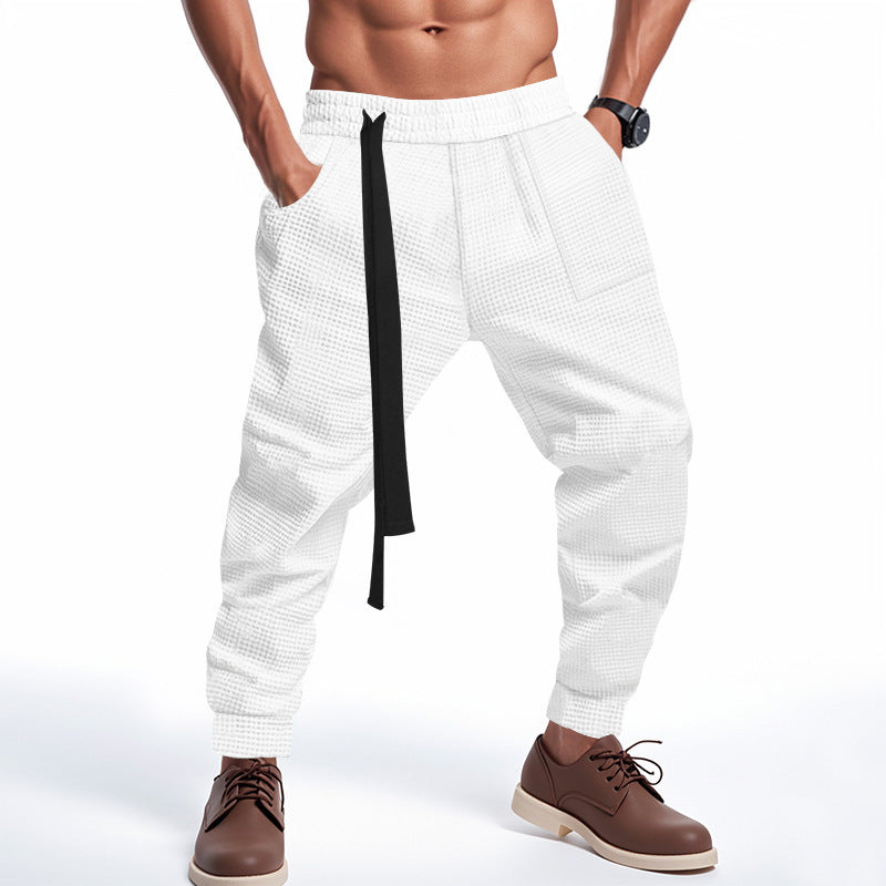 Men's Casual Pants Loose Ankle-Tied Trousers Fashion Mens Clothing Men Clothing Men Wears