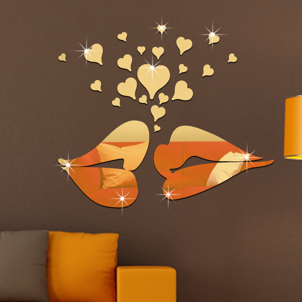 New House Wedding Room Living Room TV Background Wall Creative Decoration