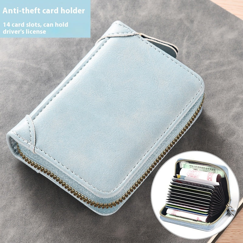 Men's Anti-Demagnetization And Anti-Theft ID Card Bag