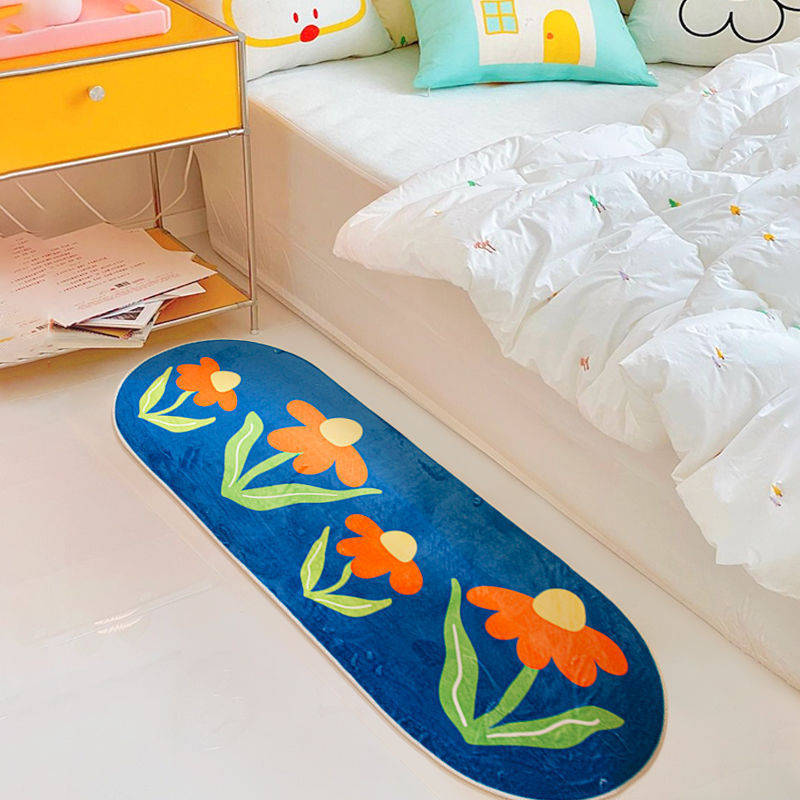 Fashion Absorbent Non-Slip Girl Ins Wind Floor Mat