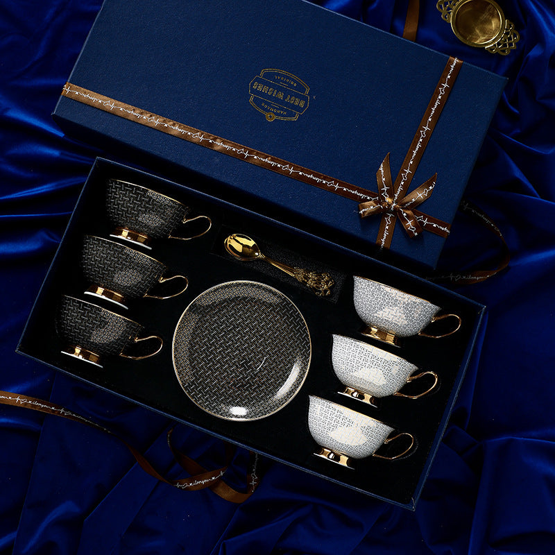 Coffee Cup High-end Exquisite Ceramic Bone High-Grade Afternoon Tea Suit Design