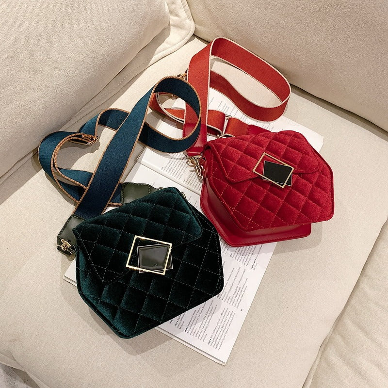 Velvet Diamond Bag