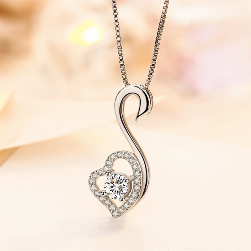 Ladies Swan Necklace