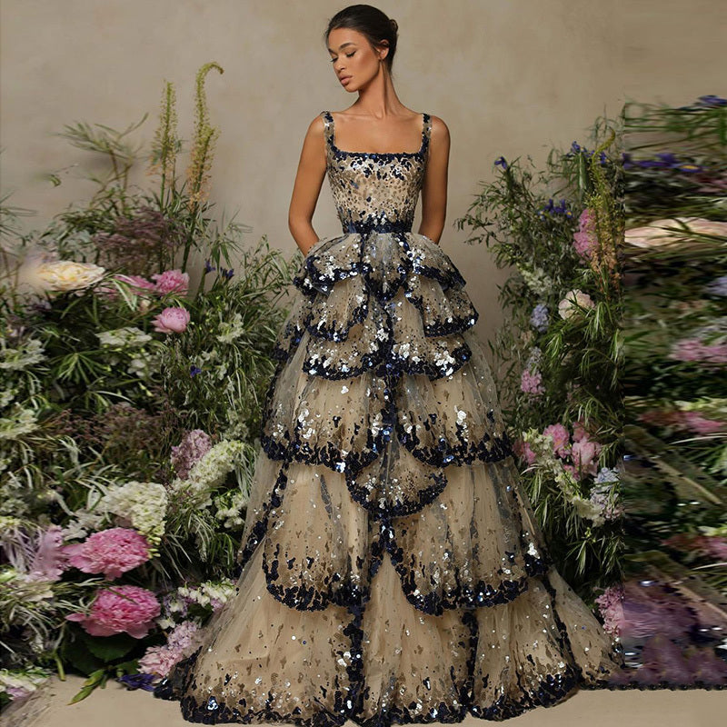 Women's High-End Luxury Puffy Dress Skirt