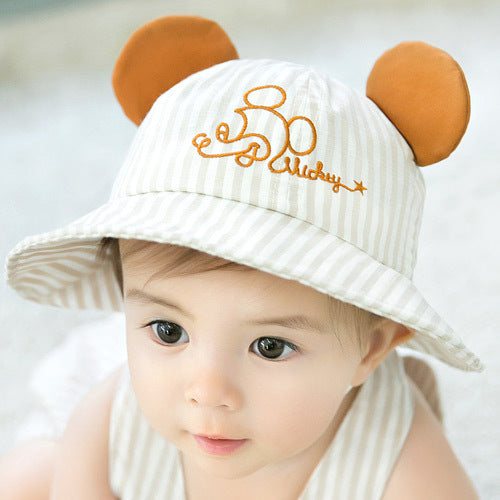 Cartoon Striped Pot Hat
