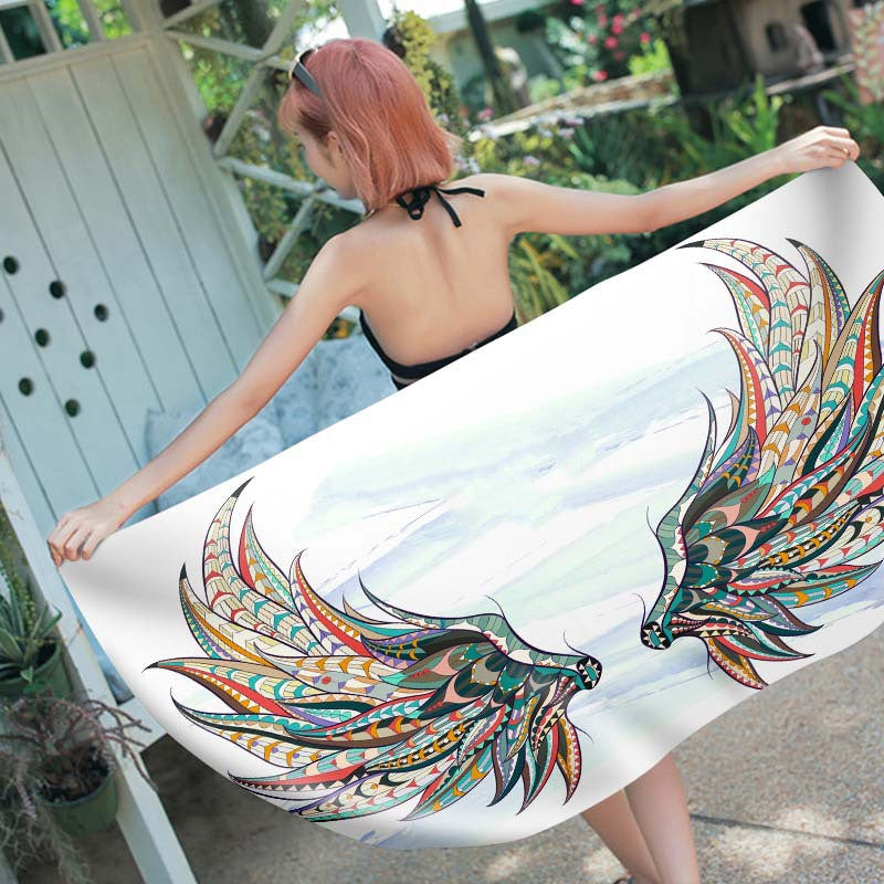 Rectangular Beach Towel Digital Printing Towel