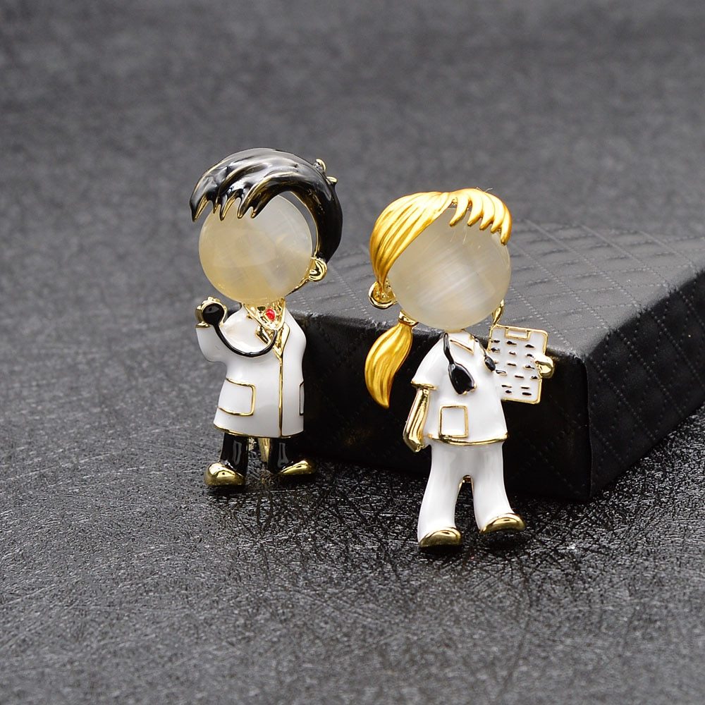 Nurse Doctor Brooch