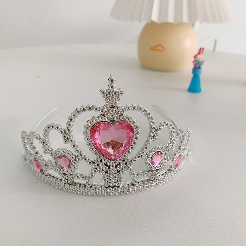 Happy Birthday Letter Plastic Crown Children Princess Tiara
