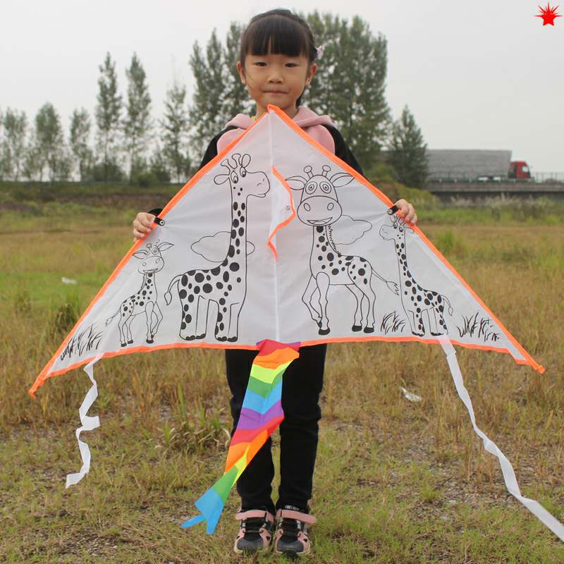 Children Kite Diy Graffiti
