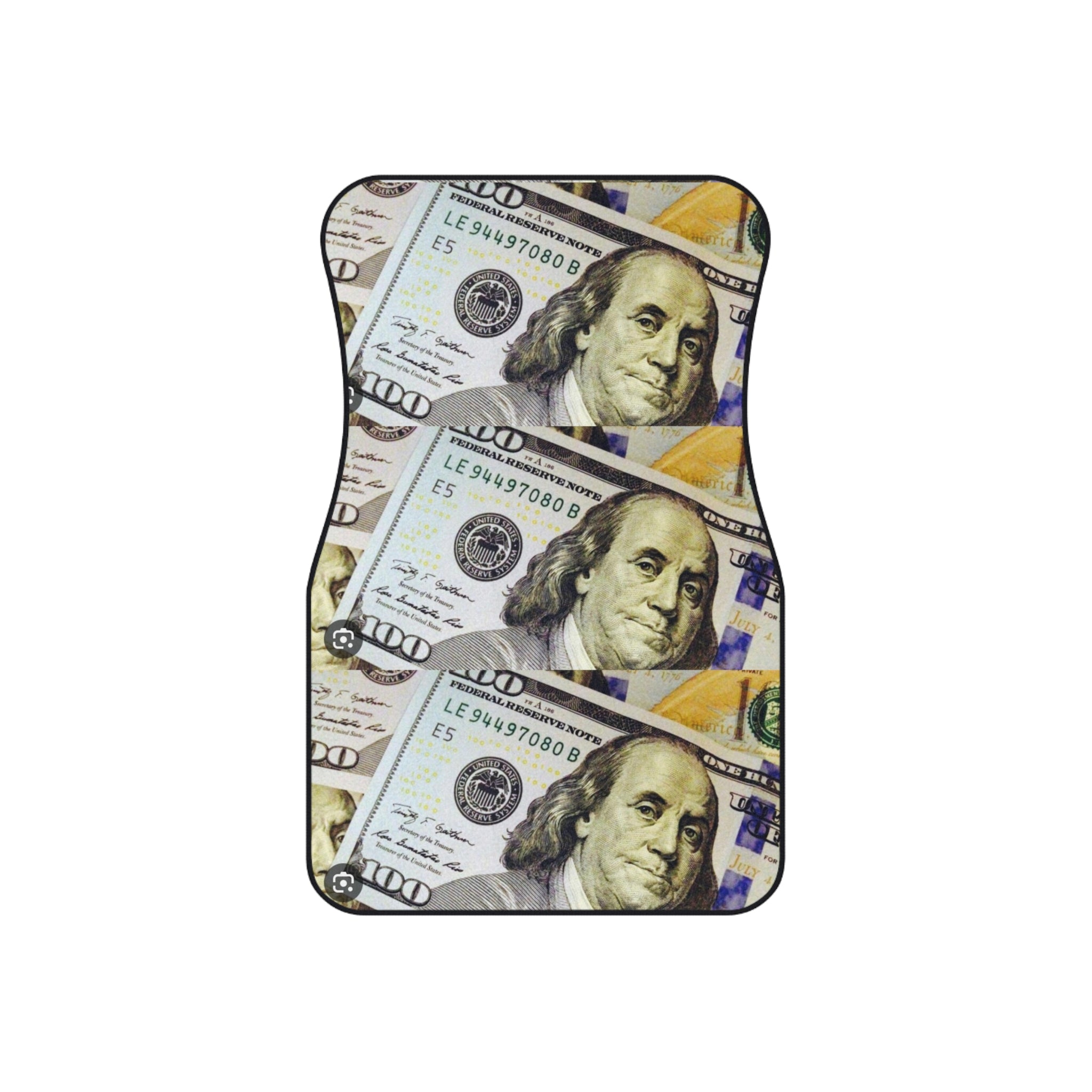 Money Bill Car Mats (Set of 4)