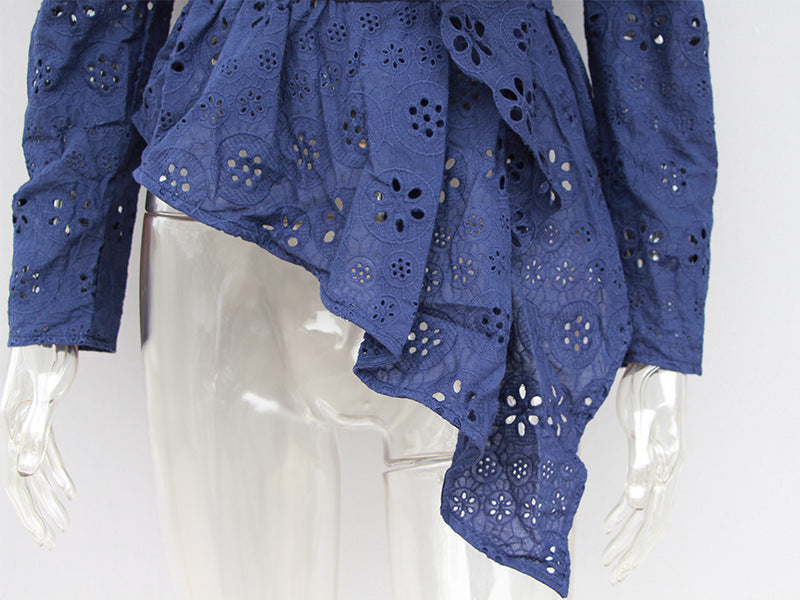 Hollow Versatile Blouse