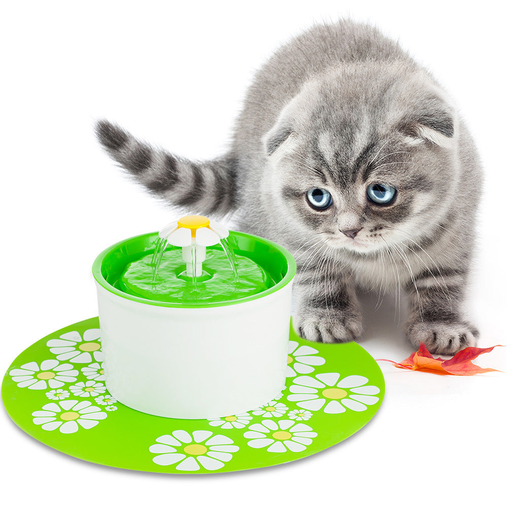 Unique 3-Layer Replaceable Design Filter Electric Water Fountain Pet Feeder