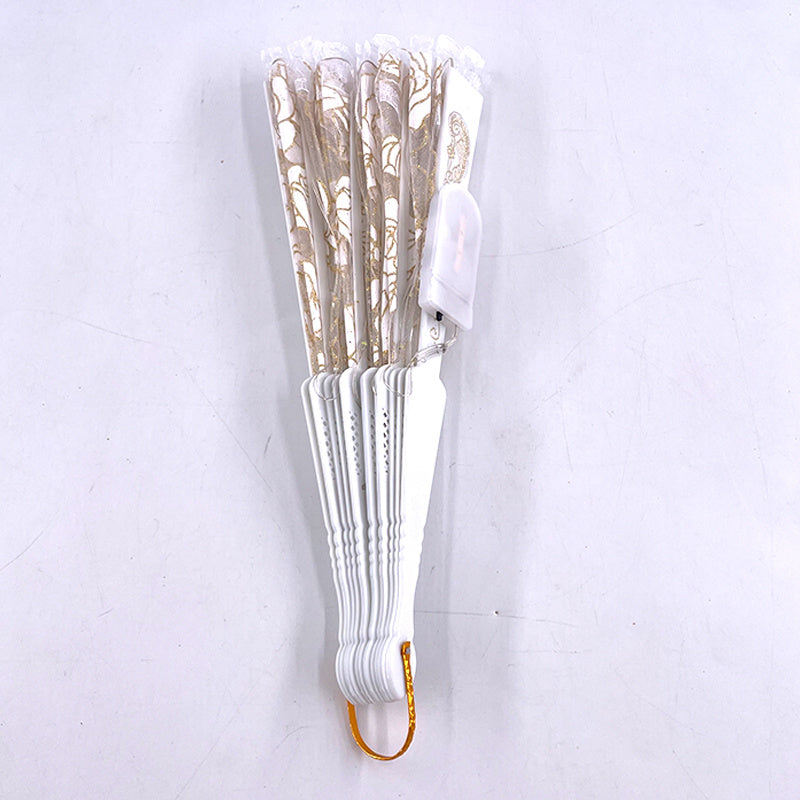 Rose Lace LED Luminous Folding Fan