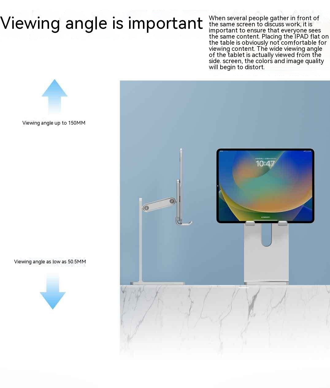 Flat Computer General Support Adjustable Lifting Mobile Desktop Stand