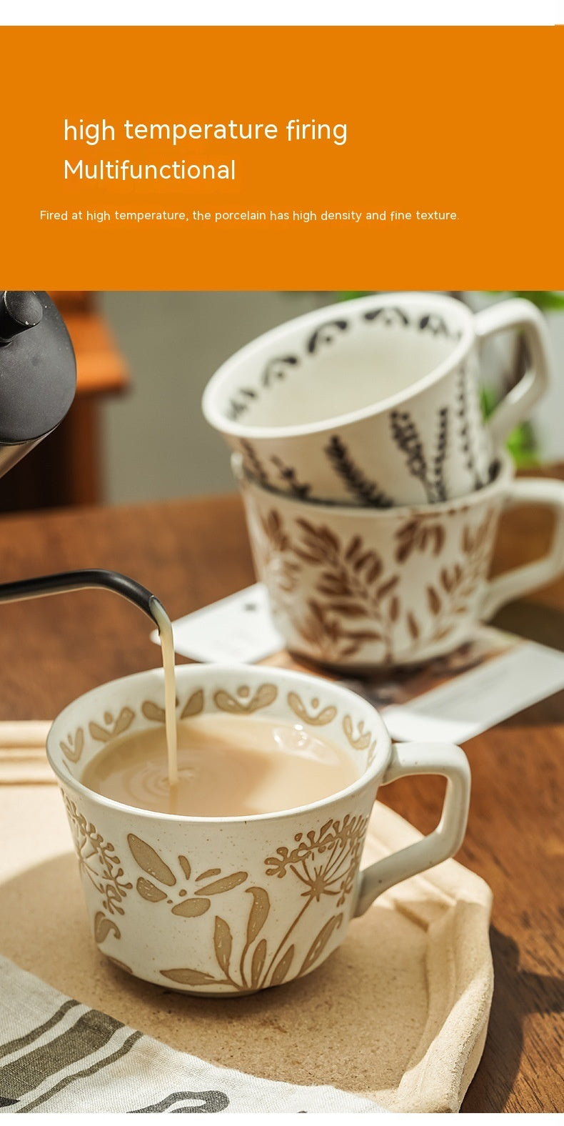 Minimalist Nordic Ceramic Home Hand-Painted Mugs