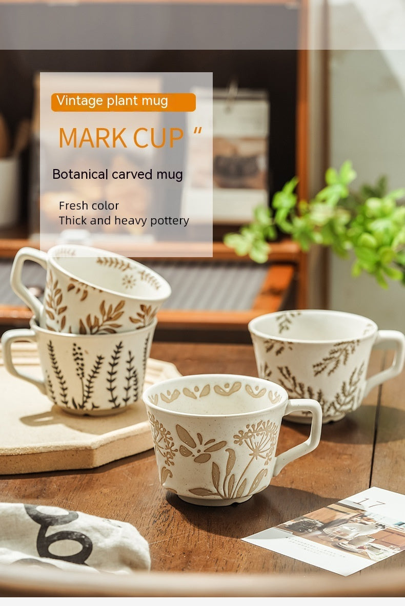 Minimalist Nordic Ceramic Home Hand-Painted Mugs
