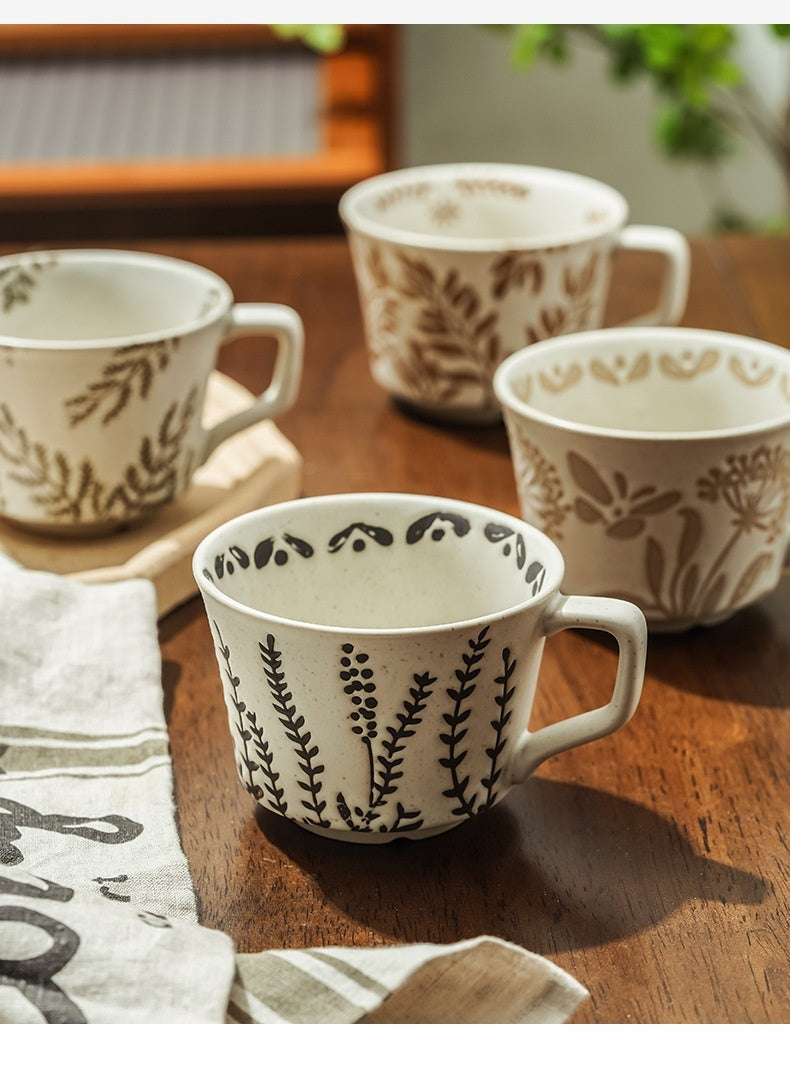 Minimalist Nordic Ceramic Home Hand-Painted Mugs