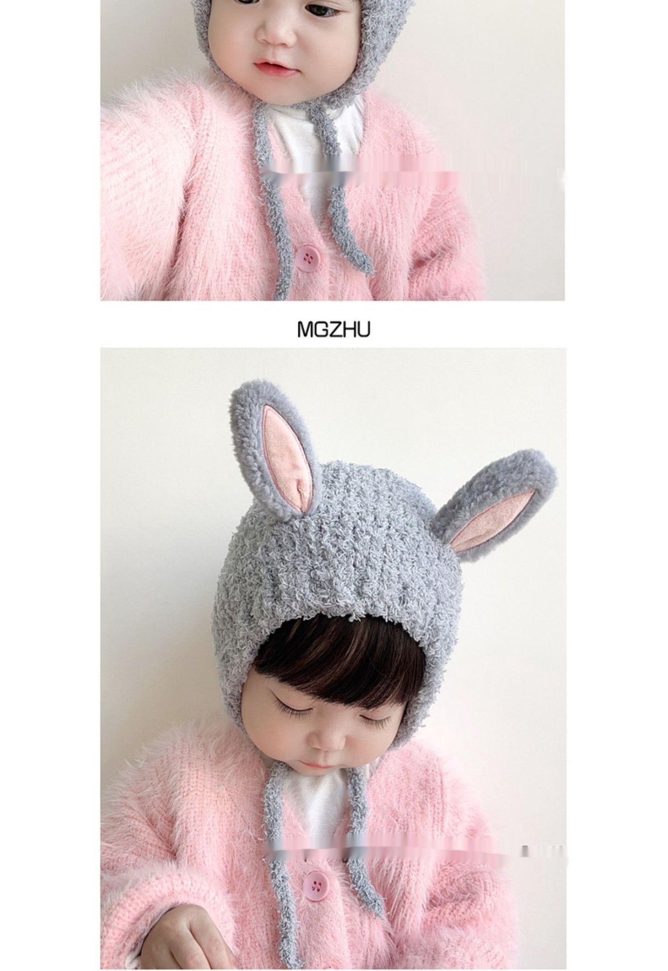Baby Hat Autumn And Winter Thickening Knitted Hat