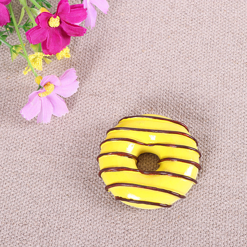 Donut Refrigerator Magnet Food Bread Simulation Three-Dimensional Magnet Magnetic Creative Refrigerator Magnet