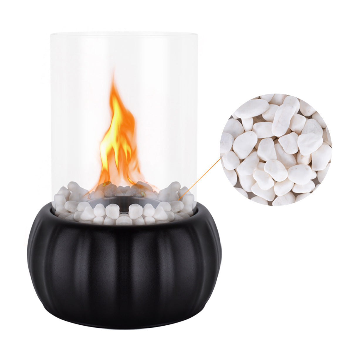1pc Exclusive Design Large Pumpkin Alcohol Stove, Real Fire Tremendous Pumpkin Indoor Fire Pit Mini Alcohol Lamp, Personal Fireplace Indoor And Outdoor Camping Rectangle Fire Pit Alcohol Fireplace,