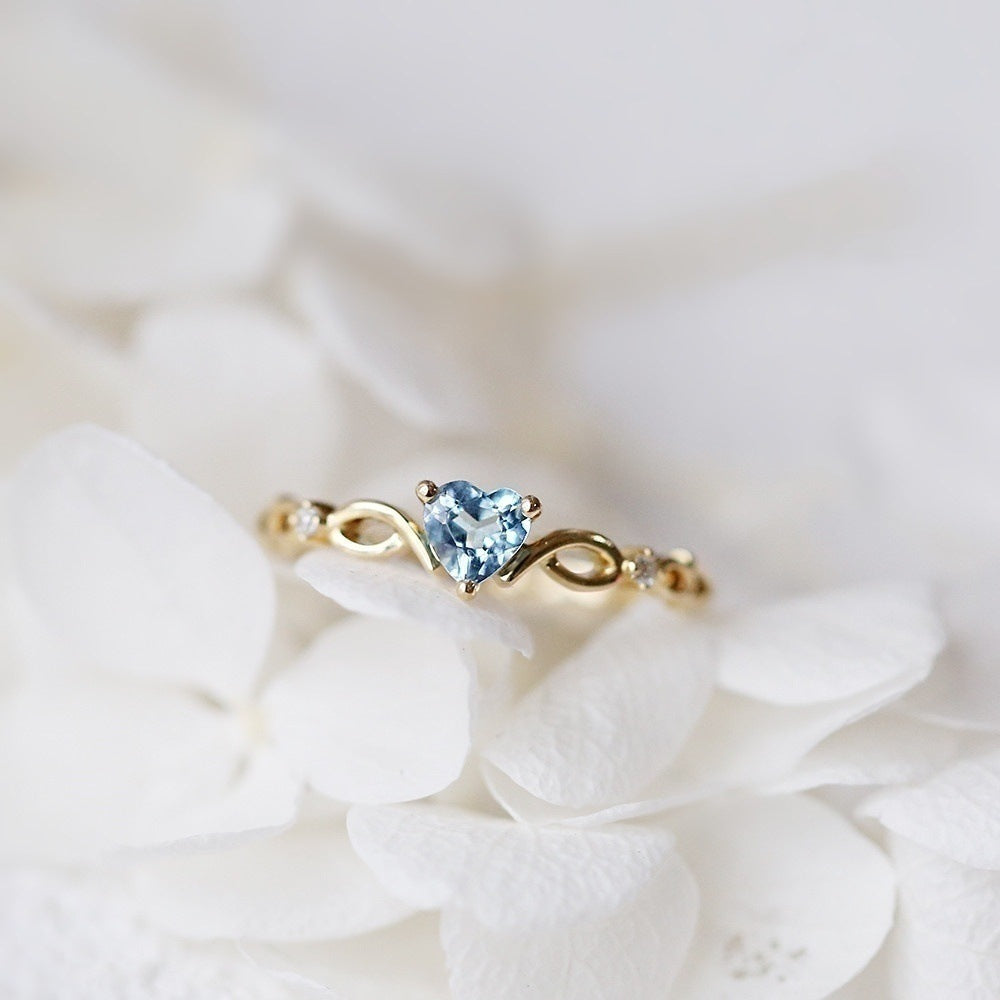 Heart-Shaped Diamond Ring