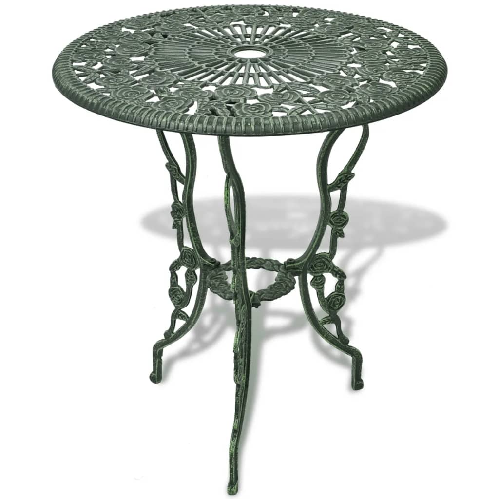 3-Piece Bistro Set, Cast Aluminum