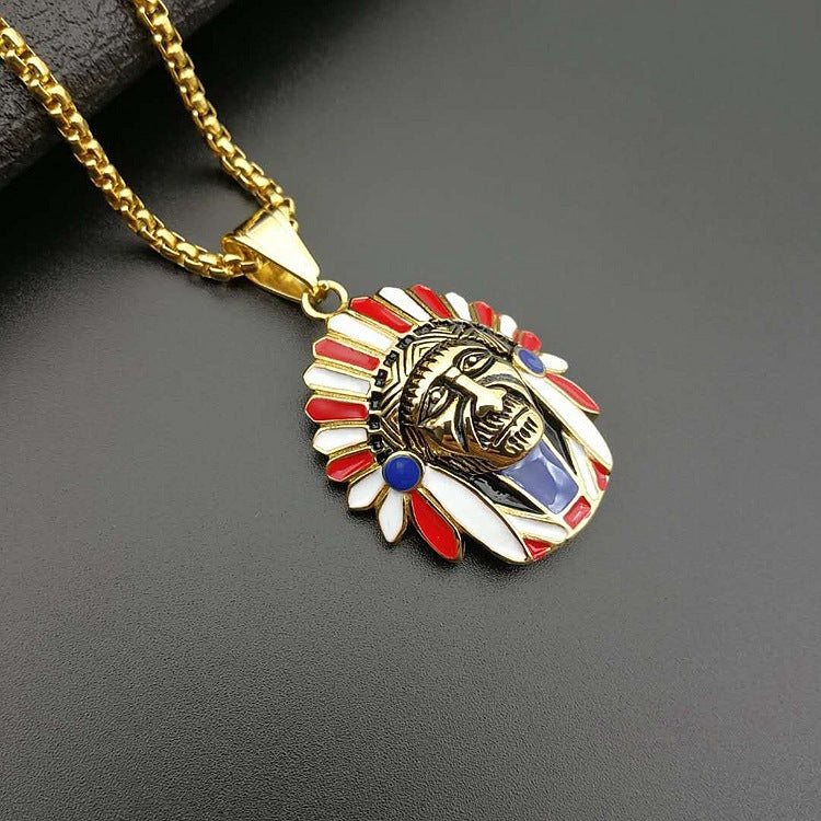 Indian Chief Pendant