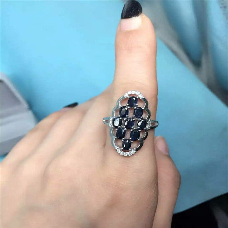 Sapphire Ring Rose gold