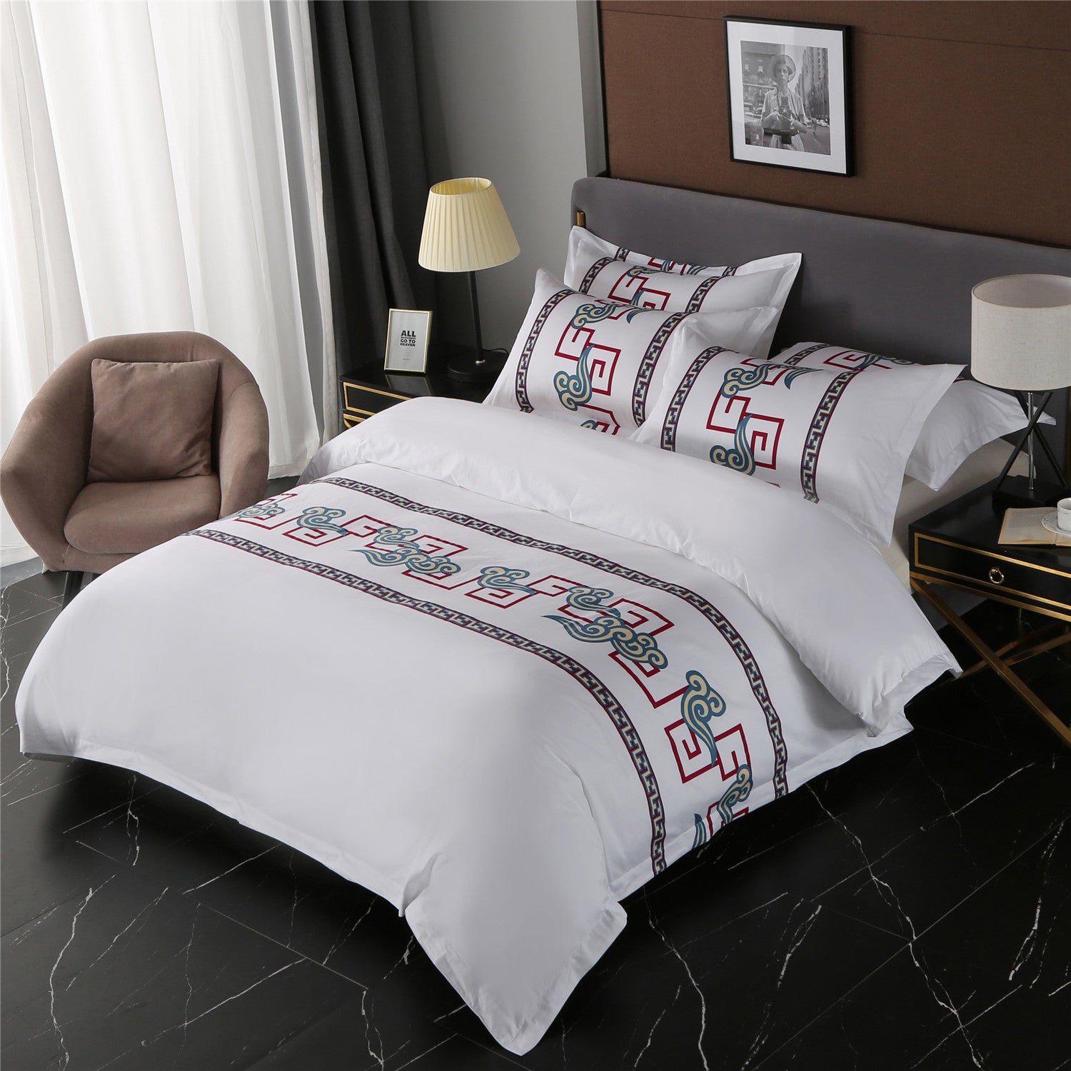 A Four Piece set for a Pure Cotton Hotel