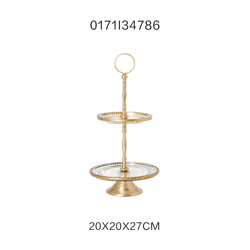 Brass Tray Storage Court Fruit Plate Home Decoration Ornaments