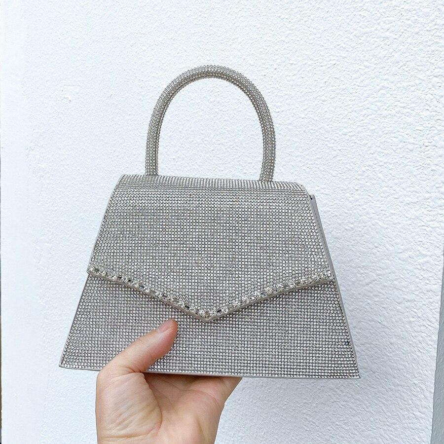 Women's Full Rhinestone Crossbody Handbag