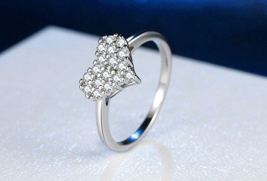 Heart Shaped Diamond Ring