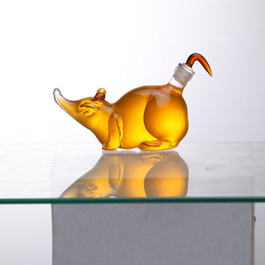 Zodiac Transparent Thickened Glass Wine Bottle