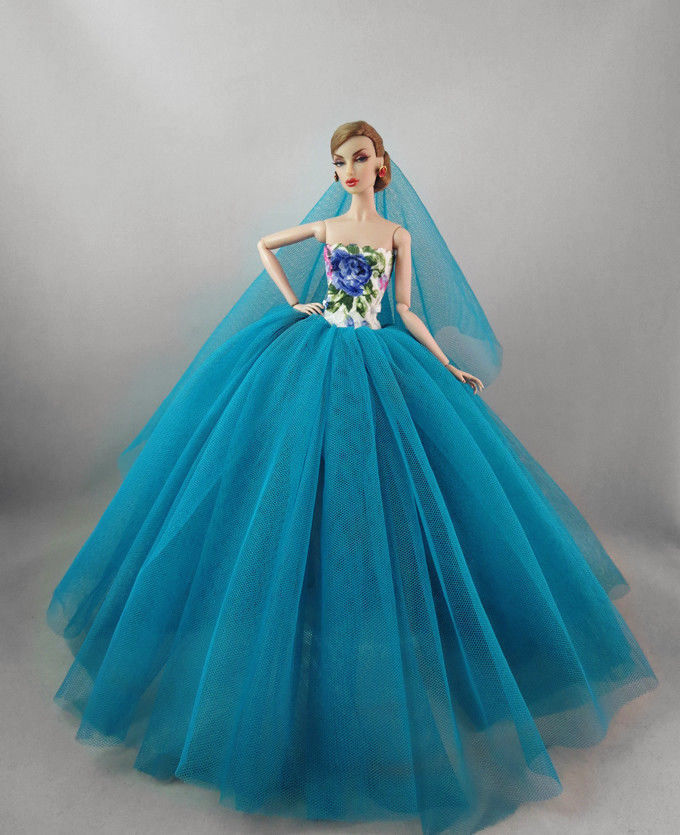 Wedding Dress Big Skirt Veil