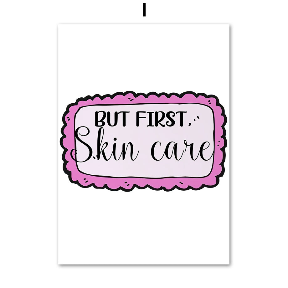 Decorative Girly Pink Art Gallery Custom Oil-Painting Canvas